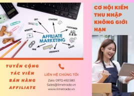 Lime Trade Việt Nam tuyển cộng tác viên bán hàng Affiliate